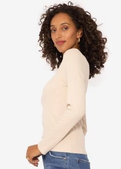 Lockeres Langarmshirt - Beige 15 Lockeres Langarmshirt - Beige -Sassyclassy SassyClassy lockeres langarmshirt beige S3207G6091 2IACpMyO0ZCfuI