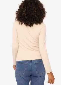 Lockeres Langarmshirt - Beige 16 Lockeres Langarmshirt - Beige -Sassyclassy SassyClassy lockeres langarmshirt beige S3207G6091 33BvJlqG8vOJ7a