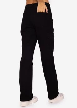 Low Waist Cargo Pants, Schwarz -Sassyclassy SassyClassy low waist cargo pants schwarz S3201B5374 34 4EMSFwcGRNa4zm