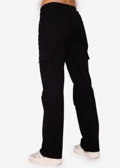 Low Waist Cargo Pants, Schwarz -Sassyclassy SassyClassy low waist cargo pants schwarz S3201B5374 34 5QlkyoGtULenSO