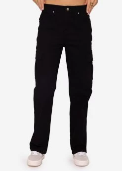 Low Waist Cargo Pants, Schwarz -Sassyclassy SassyClassy low waist cargo pants schwarz S3201B5374 34 7pZIzTNJK1CYMG