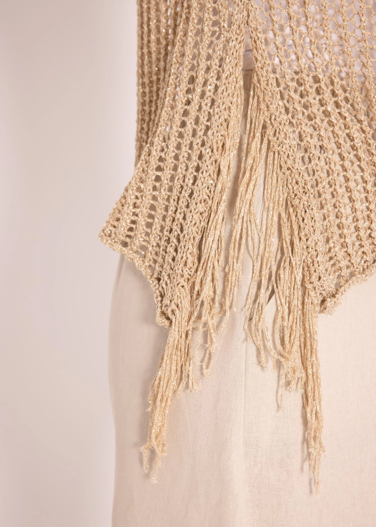 Lurex Netz-Top, Gold 10 Lurex Netz-Top, Gold – Bild 8