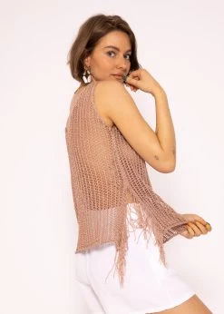 Lurex Netz-Top, Rosa 11 Lurex Netz-Top, Rosa -Sassyclassy SassyClassy lurex netz top rosa S3202B5570 4