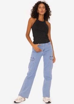 Lurex Stricktop - Schwarz 10 Lurex Stricktop - Schwarz -Sassyclassy SassyClassy lurex stricktop schwarz S3207T6148 6epEYqfntvKbIP