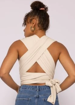 Multiway-Top, Beige -Sassyclassy SassyClassy multiway top beige S2208B4917 3