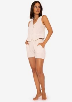 Musselin Anzugweste, Hellbeige -Sassyclassy SassyClassy musselin anzugweste hellbeige S3207B6045 2srKOBKHg5OSQU