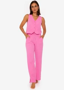 Musselin Anzugweste, Pink -Sassyclassy SassyClassy musselin anzugweste pink S3207B6047 1EBn5Pv507yWAZ