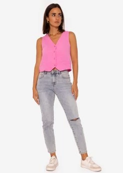 Musselin Anzugweste, Pink -Sassyclassy SassyClassy musselin anzugweste pink S3207B6047 31bEsppUAUCbN0