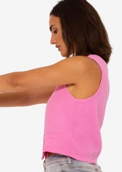 Musselin Anzugweste, Pink -Sassyclassy SassyClassy musselin anzugweste pink S3207B6047 7QkpgsfVK6WHod