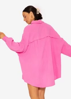 Musselin Bluse Oversize, Pink 12 Musselin Bluse Oversize, Pink -Sassyclassy SassyClassy musselin bluse oversize pink S1201B3662 4YseidJYHuFbRt