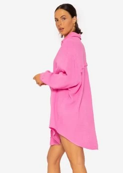 Musselin Bluse Oversize, Pink 14 Musselin Bluse Oversize, Pink -Sassyclassy SassyClassy musselin bluse oversize pink S1201B3662 5lQ6nrUiVIjPCc