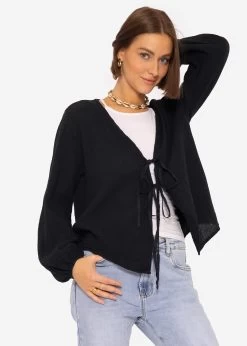 Ohrstecker Mit Hängender Muschel, Gold -Sassyclassy SassyClassy musselin blusenjacke mit bindebandern schwarz S3201B5419 6NfLISUjHcgVsl