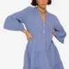 Musselin Kleid, Blau 2 Musselin Kleid, Blau -Sassyclassy SassyClassy musselin kleid blau S2206B3859 10MXKVKCWpWLw4c