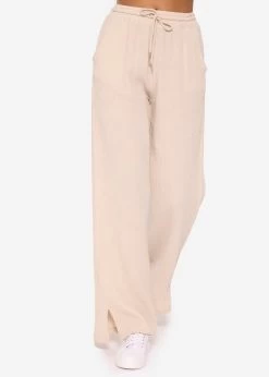 Musselin Pants, Beige -Sassyclassy SassyClassy musselin pants beige S3204B5866 3HgYAWtgYjzDgW