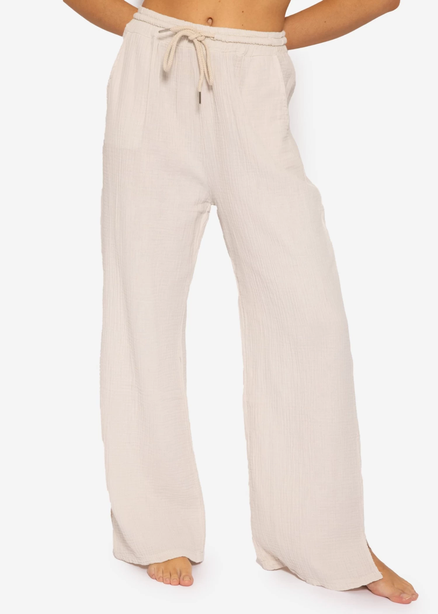 Musselin Pants, Hellbeige 3 Musselin Pants, Hellbeige