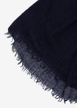 Musselin Schal, Dunkelblau -Sassyclassy SassyClassy musselin schal dunkelblau S2208A1167 45i8vGp5L187Rw