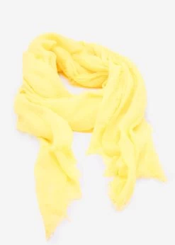 Musselin Schal - Zitronengelb -Sassyclassy SassyClassy musselin schal gelb S3205A1323 2 2