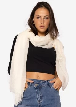 Musselin Schal, Offwhite -Sassyclassy SassyClassy musselin schal offwhite S2208A1168 2a3rHJWFDODHj1