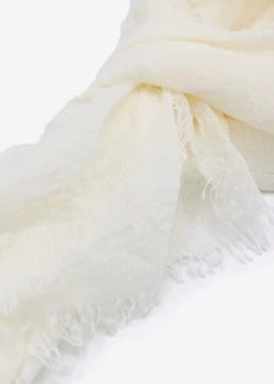 Musselin Schal, Offwhite -Sassyclassy SassyClassy musselin schal offwhite S2208A1168 3ZZdIR1aCcdxk9