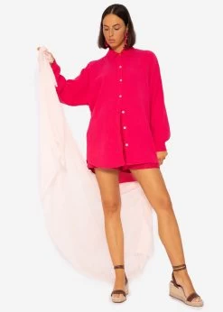 Musselin Schal, Rosa -Sassyclassy SassyClassy musselin schal rosa S3205A1322 4