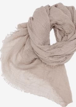Musselin Schal, Taupe -Sassyclassy SassyClassy musselin schal taupe S2208A1170 3RBE8ar0YcQpxL