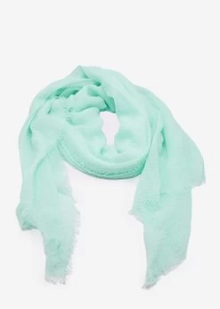 Musselin Schal, Mint -Sassyclassy SassyClassy musselin schal turkis S3205A1324 2