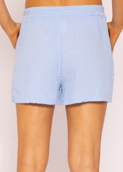 Musselin Shorts, Hellblau -Sassyclassy SassyClassy musselin shorts hellblau S3204B5678 10