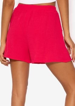 Musselin Shorts, Himbeerrot -Sassyclassy SassyClassy musselin shorts himbeerrot S3206B5947 4iPh0SMTSikpr0