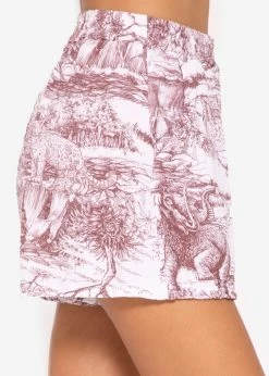 Musselin Shorts Mit Print, Weinrot -Sassyclassy SassyClassy musselin shorts mit print weinrot offwhite S3203B5706 6Xj2nveyp98LKV