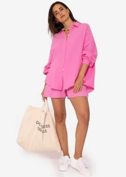 Musselin Shorts, Pink -Sassyclassy SassyClassy musselin shorts pink S3205B5940 8