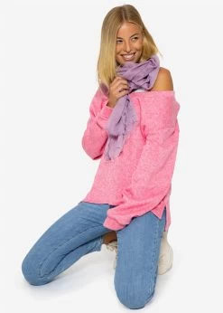 Musselin Schal, Lila -Sassyclassy SassyClassy musselinschal flieder S2208A1198 2KjHmtgrMNEvzN