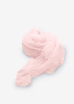 Musselin Schal, Rosa