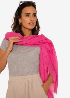 Musselin Schal, Helles Pink -Sassyclassy SassyClassy musselinschal helles pink S2208A1200 5Mjce3GC3TMWTU
