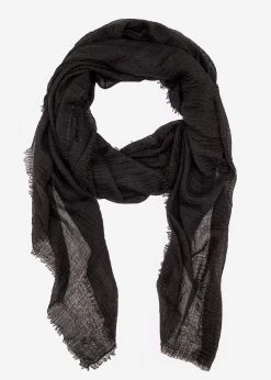 Musselin Schal, Schwarz -Sassyclassy SassyClassy musselinschal schwarz S2208A1196 15cpyz3mxAdyH1