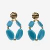 Ohrstecker Gold Mit Großen Perlen, Blau -Sassyclassy SassyClassy ohrstecker gold mit grossen perlen blau S3202A1283 3