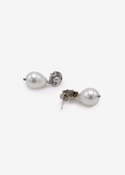 Ohrstecker Mit Perle, Silber -Sassyclassy SassyClassy ohrstecker mit perle silber S2210A1226 25NR9NnrMc0twa