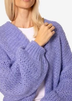 Oversize Cardigan - Flieder -Sassyclassy SassyClassy oversize cardigan flieder S3208C6187 1