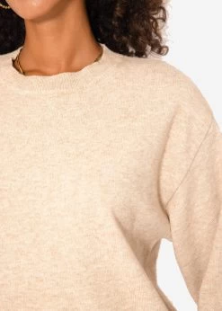 Oversize Pullover Mit Seitenschlitzen - Beige 18 Oversize Pullover Mit Seitenschlitzen - Beige -Sassyclassy SassyClassy oversize pullover mit seitenschlitz beige S3206B5981 1voHCacpYDh8d8