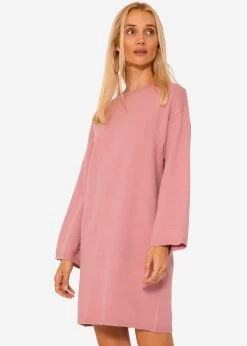 Oversize Kleid In Strick - Altrosa 14 Oversize Kleid In Strick - Altrosa -Sassyclassy SassyClassy oversize strickkleid altrosa S3206B5976 2