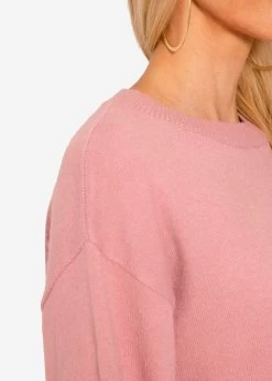 Oversize Kleid In Strick - Altrosa 20 Oversize Kleid In Strick - Altrosa -Sassyclassy SassyClassy oversize strickkleid altrosa S3206B5976 8