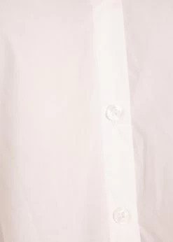 Popelin/Jersey Bluse, Offwhite -Sassyclassy SassyClassy popelin jersey bluse offwhite S3202B5546 12