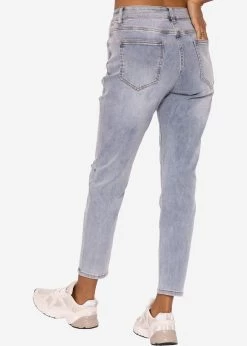 Relax Fit Jeans Mit Schlitz, Hellblau -Sassyclassy SassyClassy relax fit jeans mit schlitz hellblau S3201B5373 4eQlPxbqw3O2ee