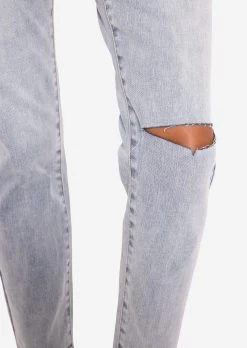 Relax Fit Jeans Mit Schlitz, Hellblau -Sassyclassy SassyClassy relax fit jeans mit schlitz hellblau S3201B5373 7SW4TTktuAi7yp
