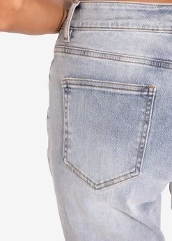 Relax Fit Jeans Mit Schlitz, Hellblau -Sassyclassy SassyClassy relax fit jeans mit schlitz hellblau S3201B5373 8L68V7sdZ5ZvLy