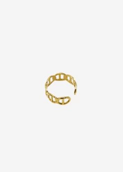 Ring Mit Rundem Muster, Gold -Sassyclassy SassyClassy ring gold S2208A117 47HL7II5tQnWDd