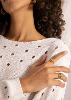 Ring Mit Muschel, Gold -Sassyclassy SassyClassy ring mit muschel gold S3202A1271WPGF0nxbJOi89