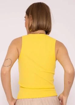Rip Jersey Top, Gelb -Sassyclassy SassyClassy rip jersey top gelb S3204B5862 4