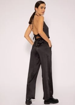 Rückenfreies Satin Top, Schwarz -Sassyclassy SassyClassy ruckenfreies satin top schwarz S2210B5208 2