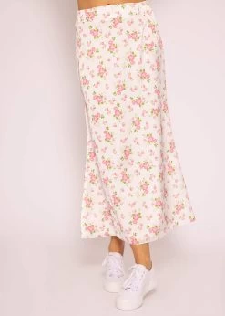 Satin Rock Mit Print, Weiß 16 Satin Rock Mit Print, Weiß -Sassyclassy SassyClassy satin rock mit print weiss S3205B5919 7