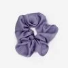 Satin-Scrunchie, Flieder